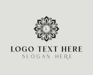 Luxury - Stylish Flower Event logo design