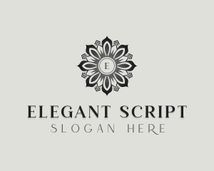 Stylish Flower Event logo design