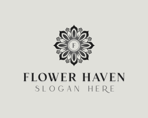 Stylish Flower Event logo design