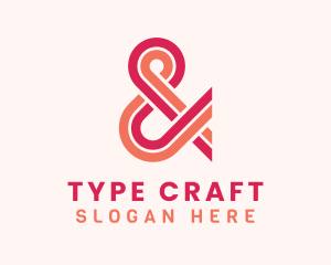 Type - Modern Ampersand Type logo design