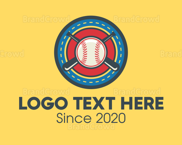 Baseball Team Crest Logo