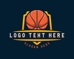Basketball Ring - Basketball League Tournament logo design