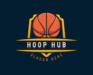 Basketball League Tournament logo design