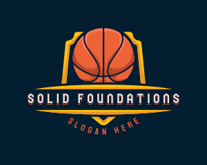 Slam Dunk - Basketball League Tournament logo design