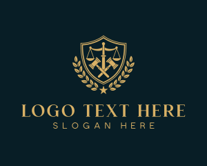 Prosecutor - Shield Legal Prosecutor logo design