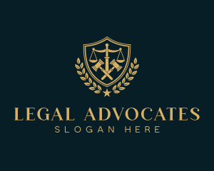 Shield Legal Prosecutor logo design