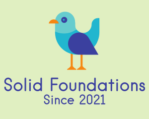 Animal Conservation - Multicolor Love Bird logo design