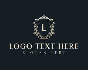 Academia - Regal Wedding Crest logo design