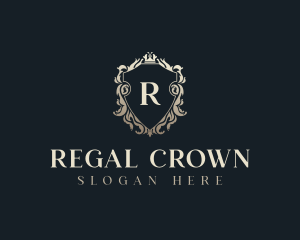 Regal Wedding Crest logo design