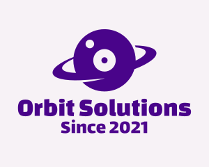 Planet Eye Orbit logo design