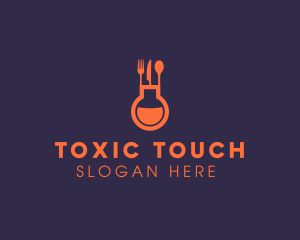 Gastronomy Food Flask logo design