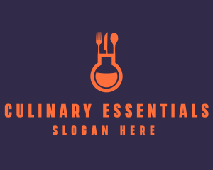 Gastronomy Food Flask logo design