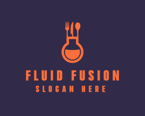 Gastronomy Food Flask logo design