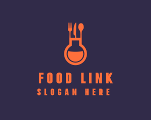 Gastronomy Food Flask logo design