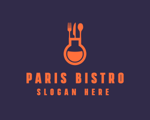 Gastronomy Food Flask logo design