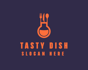 Gastronomy Food Flask logo design