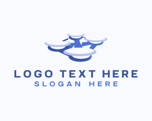 Fidget - Drone Aerial Technology logo design