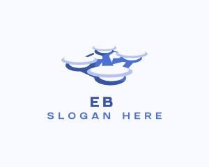 Drone Rental - Drone Aerial Technology logo design