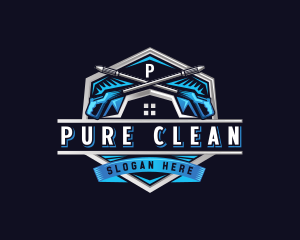 Maintenance Pressure Washer logo design