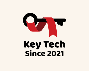 Security Key Ribbon  logo design