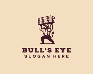 Bull Wood Construction  logo design