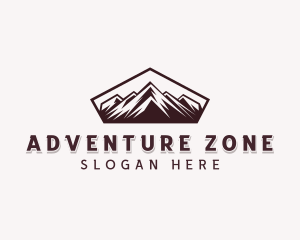 Hiking Mountain Adventure logo design