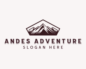 Hiking Mountain Adventure logo design