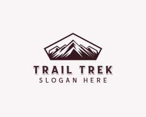 Hiker - Hiking Mountain Adventure logo design