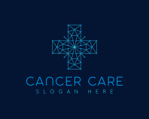 Oncology - Medical Cross Technology logo design