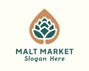 Malt - Malt Beer Plant logo design