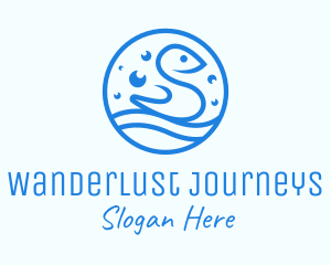 Hand Wash - Blue Bubbly Bird logo design
