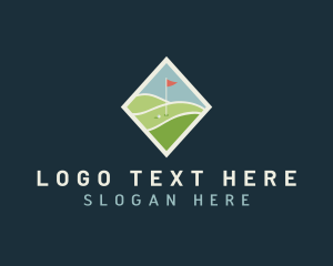 Landscape - Golf Course Tournament logo design