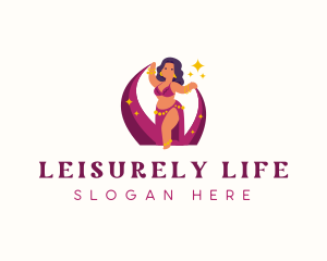 Lady Belly Dancer logo design