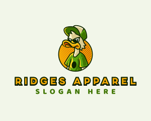 Cool Duck Apparel logo design