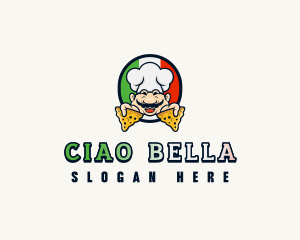 Italian Chef Pizza logo design