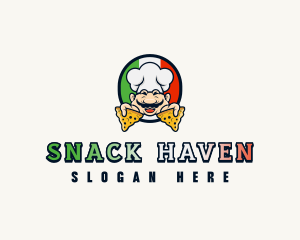 Italian Chef Pizza logo design