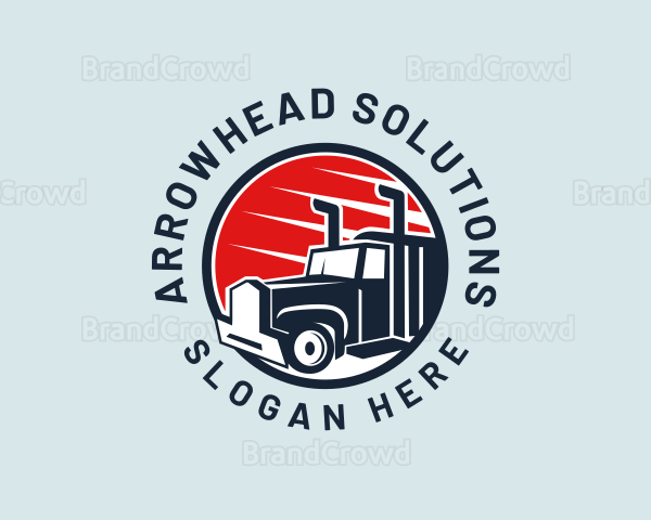 Delivery Truck Transport Logo