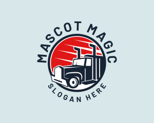 Delivery Truck Transport  Logo