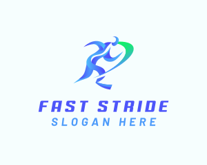 Run - Paralympic Running Disability logo design