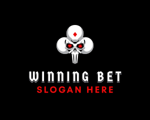 Bet - Clubs Skull Gaming logo design