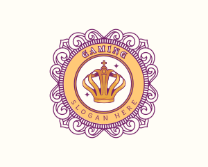 Emblem - Royal Monarch Crown logo design