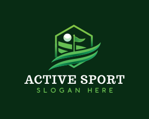 Sport - Golfer Sports Club logo design
