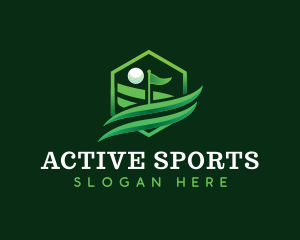 Sport - Golfer Sports Club logo design