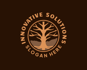  Organic Tree Nature logo design