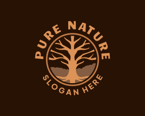  Organic Tree Nature logo design