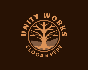  Organic Tree Nature logo design