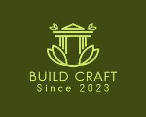 Natural Pillar Building logo design