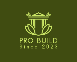 Natural Pillar Building logo design