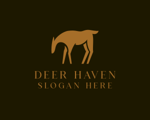 Deer - Wild Deer Animal logo design