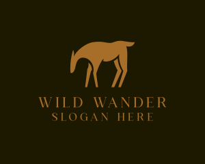 Wild Deer Animal  logo design